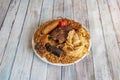 Thieboudienne or ceebu jen is a traditional Senegalese dish considered the national dish of this country. It consists mainly